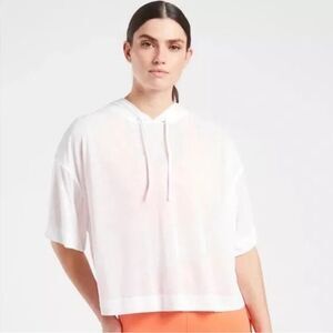 Athleta Vapor Hooded Tee Size Small